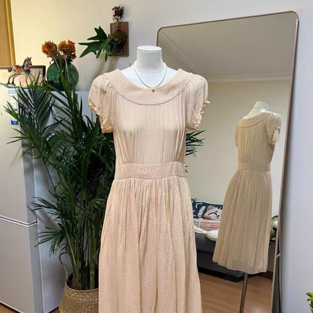 Elegant Cream Dress